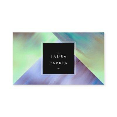 Modern Watercolor Polygon Geometric Contemporary