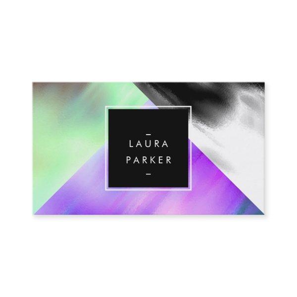 Modern Watercolor Polygon Geometric Contemporary