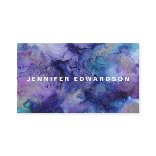 Modern watercolor purple splatter professionaL