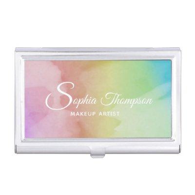 Modern Watercolor Rainbow -  Holder