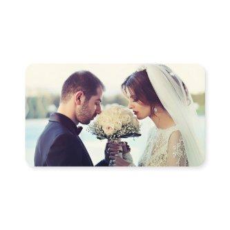 Modern Wedding Website QR RSVP Photo Enclosure Bus