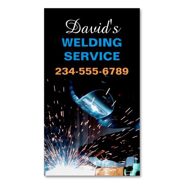 Modern Welding Service and Metal Fabrication Photo  Magnet