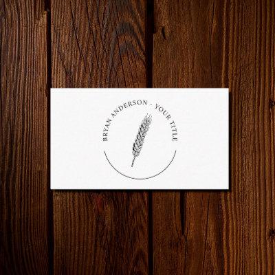 Modern Wheat Logo