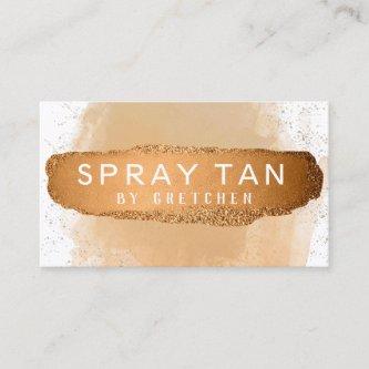 Modern White And Bronze Mobile Spray Tan
