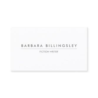 MODERN WHITE  FOR AUTHORS & WRITERS