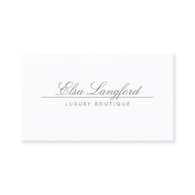 MODERN WHITE LUXURY BOUTIQUE