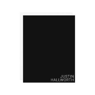 Modern White Name on Black