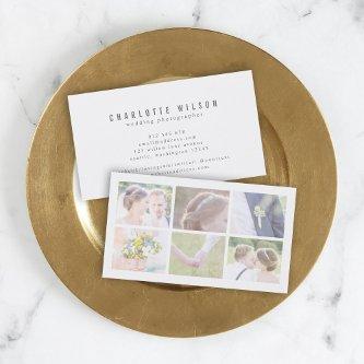 Modern White Photographer Multiple Photo