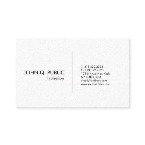 Modern White Professional Simple Elegant