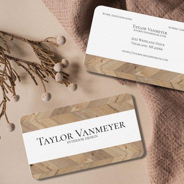 Modern Wood Chevron Pattern