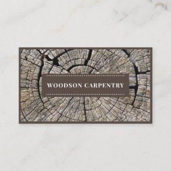 Modern Wood Grain Carpenter Woodworker