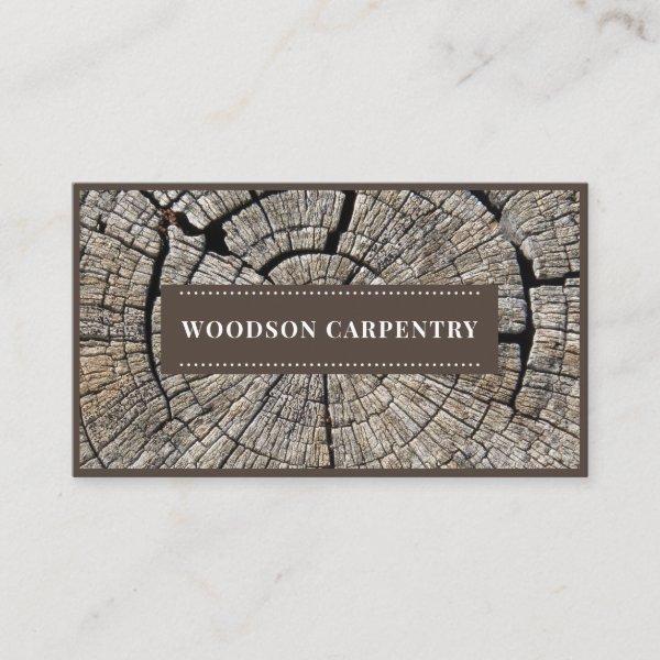 Modern Wood Grain Carpenter Woodworker