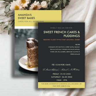 MODERN YELLOW BLACK PHOTO WORKSHOP INVITE TEMPLATE