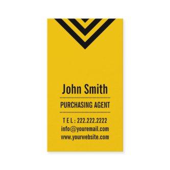 Modern Yellow Purchasing Agent