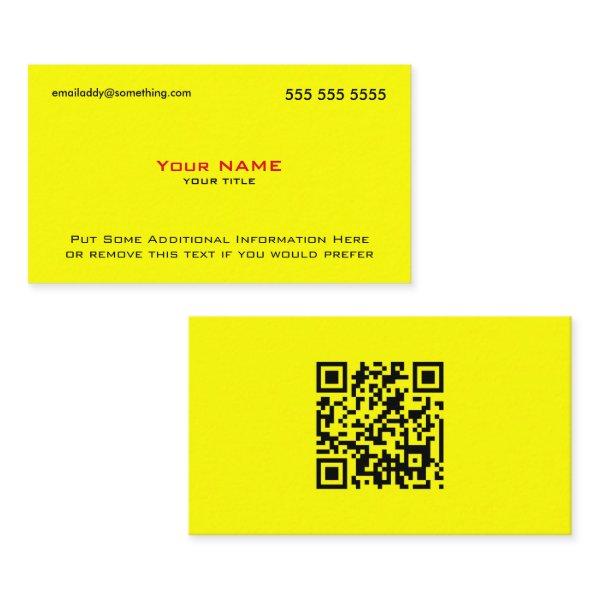 Modern Yellow Red QR Code