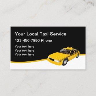 Modern Yellow Taxi  Template