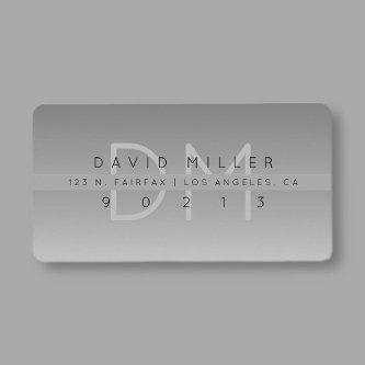 Modernistic Return Address Label