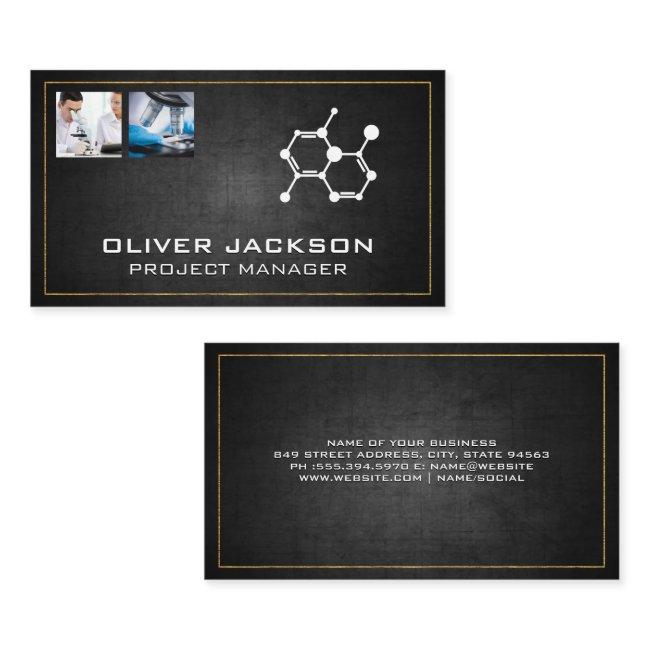 Molecule Icon | Scientist Working