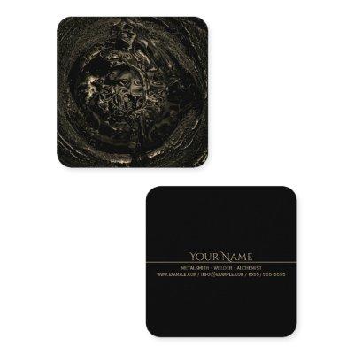 MOLTEN Black Tan Metalsmith Square