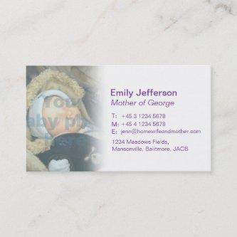 Mommy / mummy  calling information cards