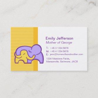 Mommy / mummy  calling information cards