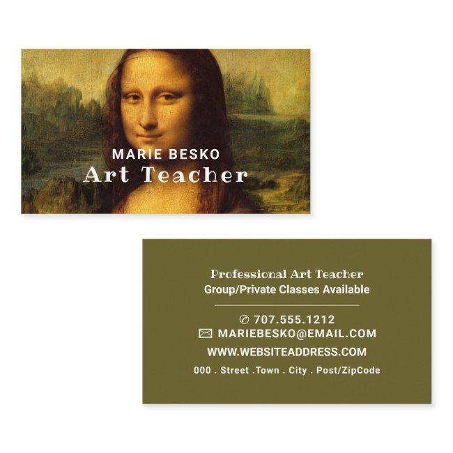 Mona Lisa By Leonardo Da Vinci, Art Teacher
