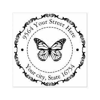Monarch Butterfly,Custom Address  Self-inking Stam Self-inking Stamp