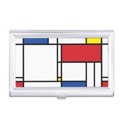 Mondrian Minimalist Geometric De Stijl Modern Art  Case