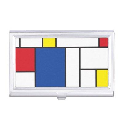 Mondrian Minimalist Geometric De Stijl Modern Art  Case
