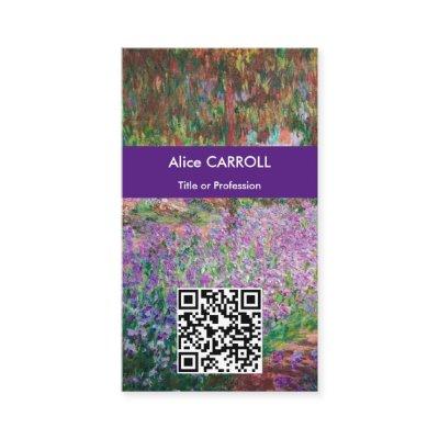 Monet - Artist's Garden at Giverny - QR Code