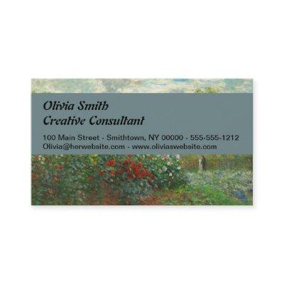 Monet Artists Garden in Argenteuil Painting