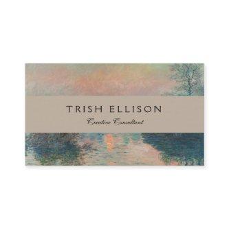 Monet Sunset Seine Fine Art Impressionism