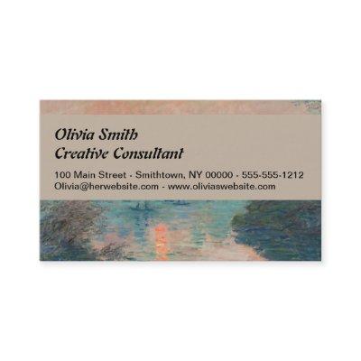 Monet Sunset Seine Fine Art Impressionism