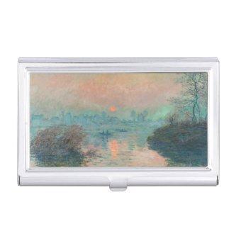 Monet Sunset Seine Fine Art Impressionism   Case