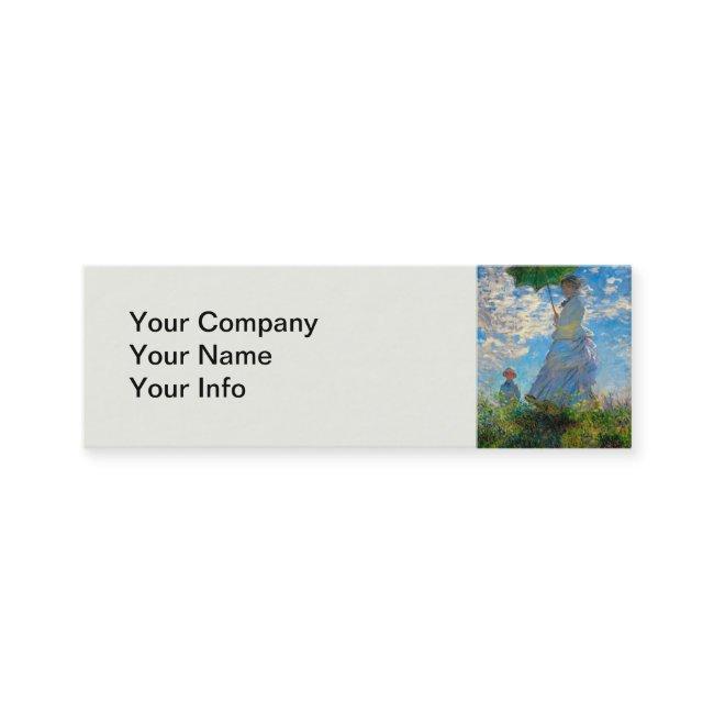 Monet Woman Parasol Impressionism Mini