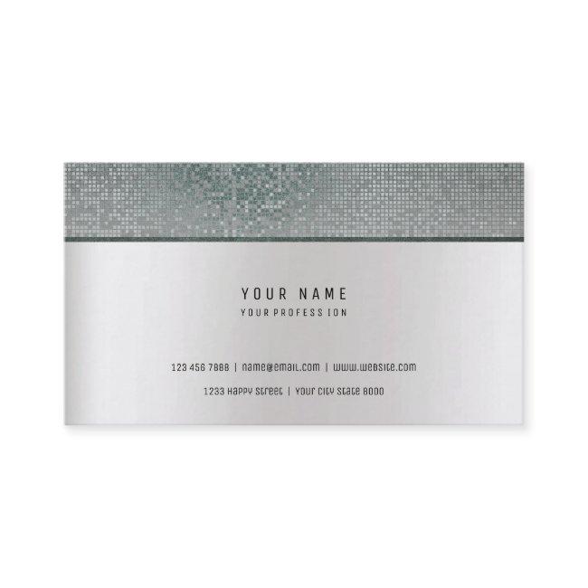 Monochromatic Minimal Pearl Gray Move Teal Silver