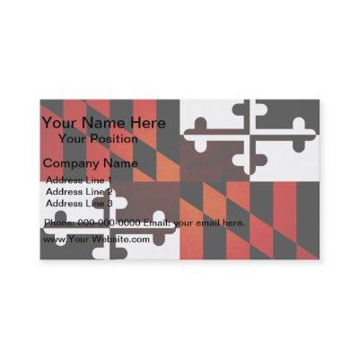 Monochrome Maryland Flag