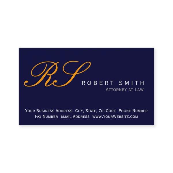 Monogram Attorney at Law Blue