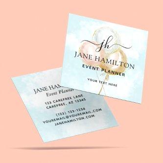 Monogram Balloons Event Planner Square