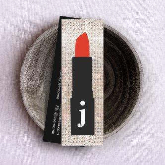 Monogram Beauty Sequin Cute Makeup Artist Lipstick Mini