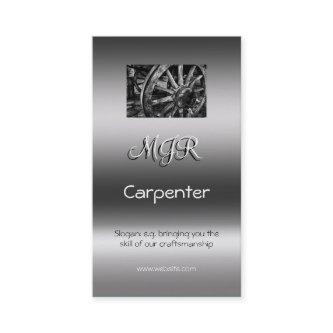 Monogram, Carpenter Business, metallic-effect
