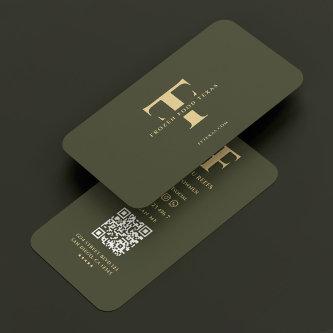 Monogram Company Logo F T Green Army Modern