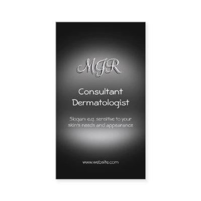 Monogram, Consultant Dermatologist, metal-look