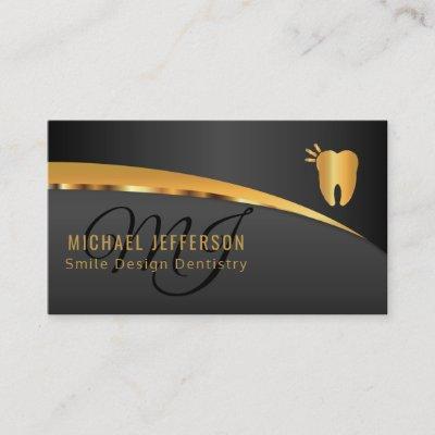Monogram Dentist Office  - Black and Gold
