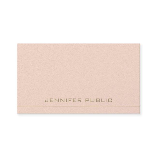 Monogram Design Trendy Glamorous Plain Luxury