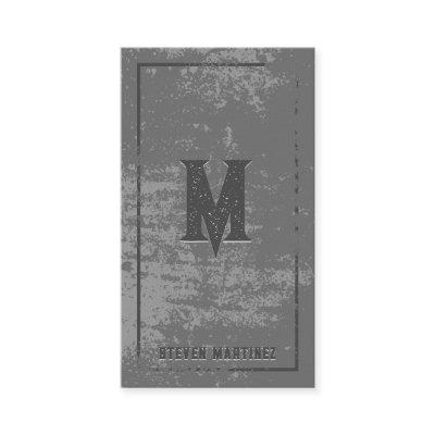Monogram | Distressed Grunge Background