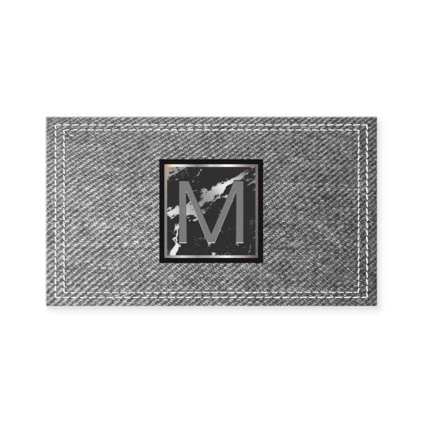 Monogram | Double Stitched Denim