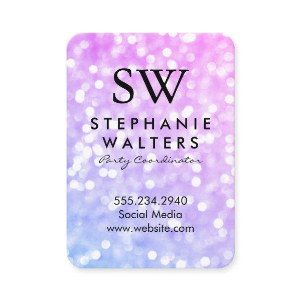 Monogram Elegant Glamour Glitter