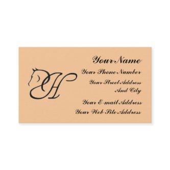 Monogram H Horse Equestrian Classic