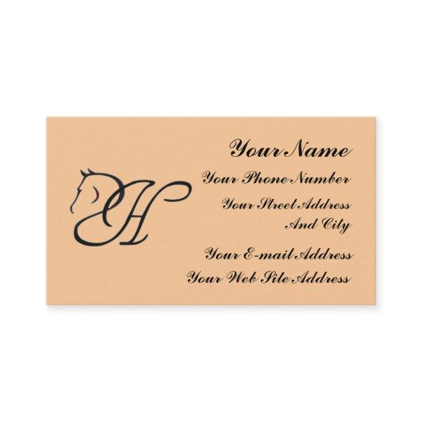 Monogram H Horse Equestrian Classic